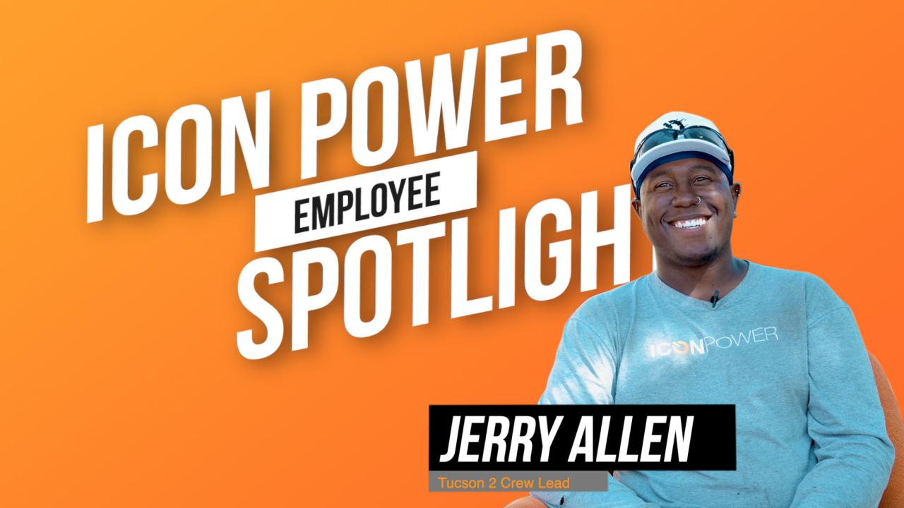 Icon Power Employee Spotlight - Jerry Allen